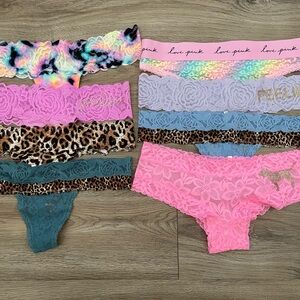 8 NWOT VS Pink Panties